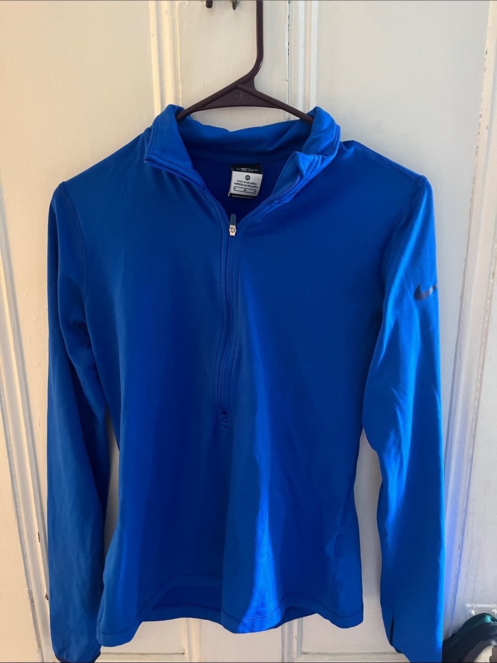 Nike Bright Blue Half-Zip Athletic Pullover
